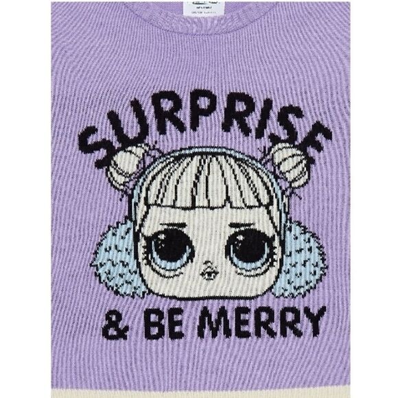 LOL Surprise Girls Sweater Dress Top Size S 6X - Picture 4 of 7